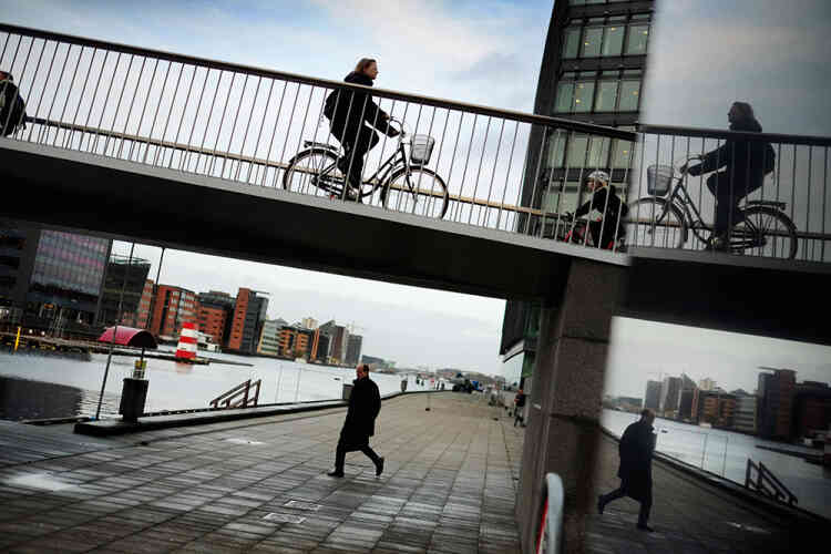 Une personne sur deux qui se déplacent à Copenhague utilise le vélo.