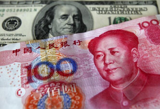 Un billet de 100 Yuans.