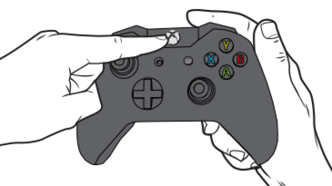 Pour aider le joueur à connecter une seconde manette sur sa Xbox One, Microsoft propose un guide en huit étapes avec schémas.
