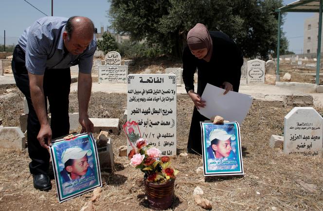 La tombe de Mohammed Abu Khdeir.