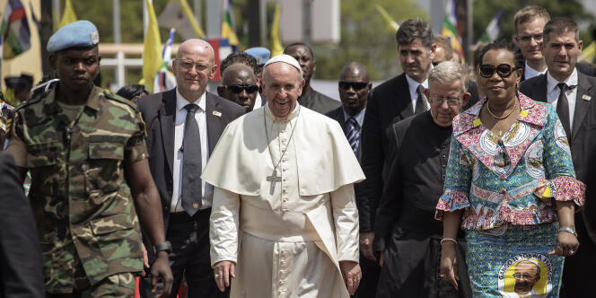 Le pape François à Bangui, le 30 novembre 2015.