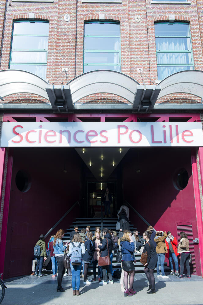 Sciences Po Lille, en mars 2015.