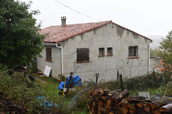 La maison de Olivier Corel près de Artigat le 25 novembre 2015.