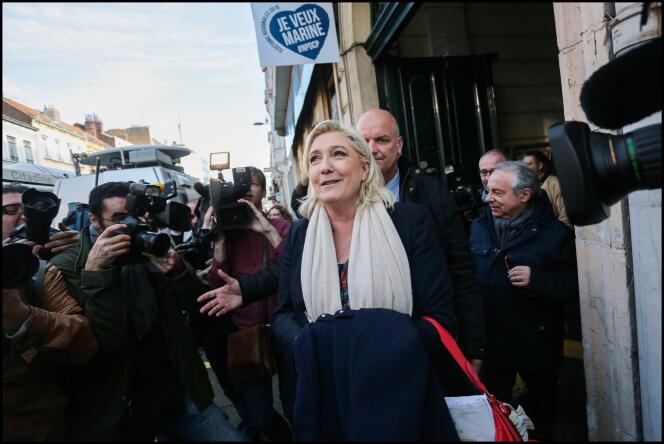 Marine Le Pen à Lille, le 7 décembre.