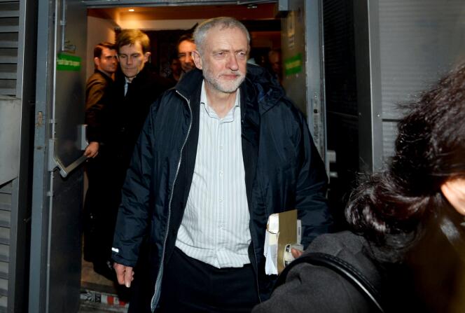 Le dirigeant du Parti travailliste, Jeremy Corbyn, à Londres, le 11 décembre.