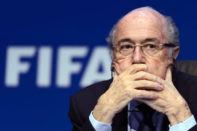 Sepp Blatter, président suspendu de la FIFA, en mai.