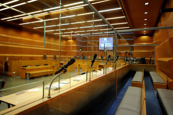 Une salle d'audience du tribunal de Grenoble le 12 décembre 2012.