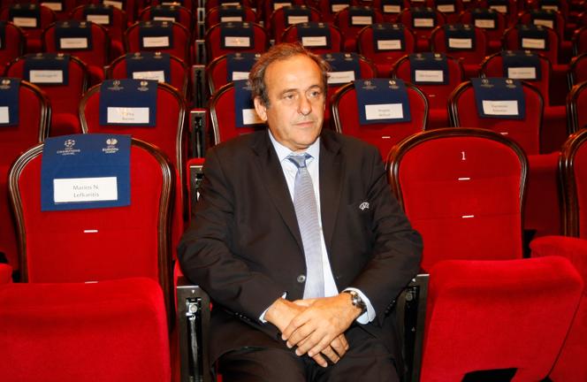 Michel Platini, hier in december 2015.