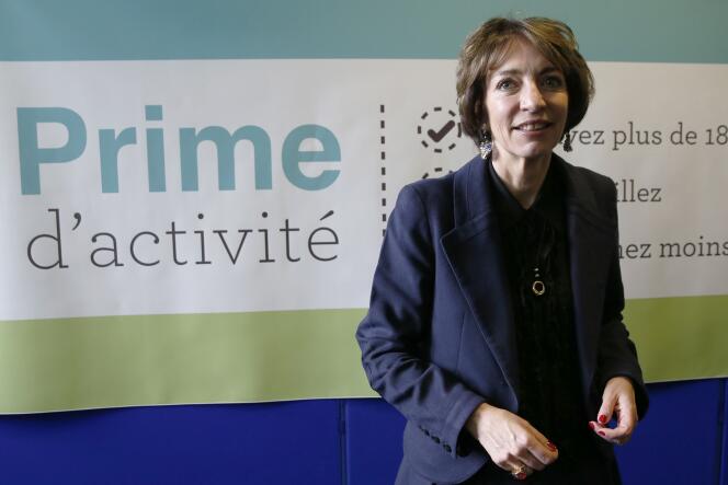 La ministre des affaires sociales Marisol Touraine lors du lancement du simulateur de ligne de la prochaine Prime d'activité, le 22 décembre.