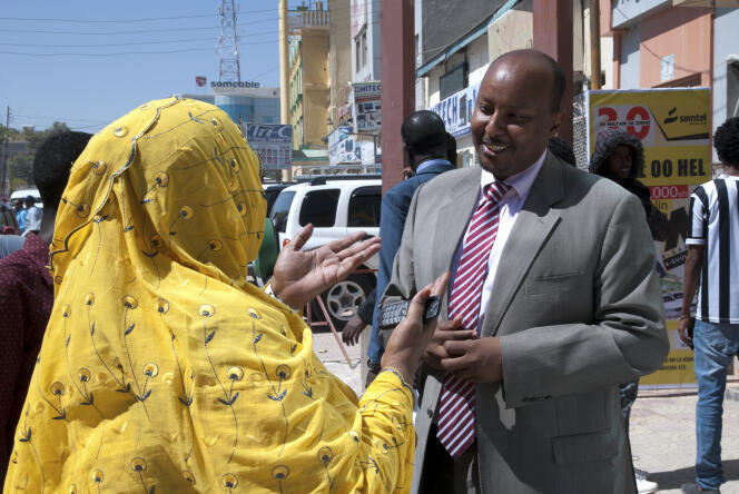 Abdirashid Duale, le patron de Dahabshiil, à Hargeisa en décembre 2015.