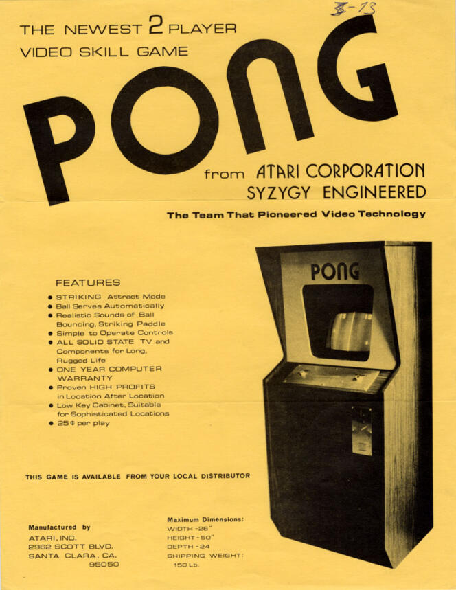 Atari, en 1972, lance l'expression 