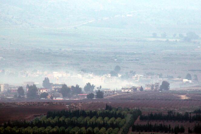 Un des villages libanais bombardé par l'armée israélienne, le 4 janvier.