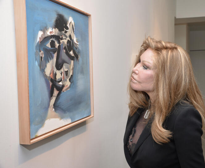 Jocelyn Wildenstein assiste à une exposition de Jean-Yves Klein en octobre 2015 à New York.