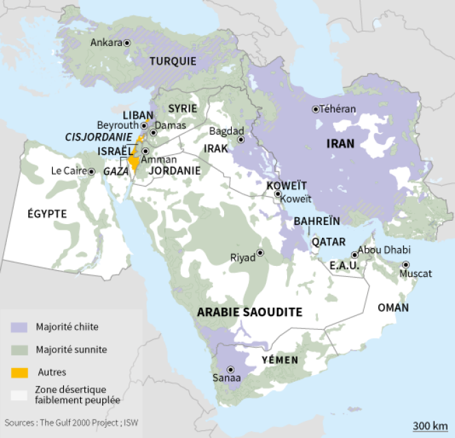 La mosaïque islamique du Proche-Orient.