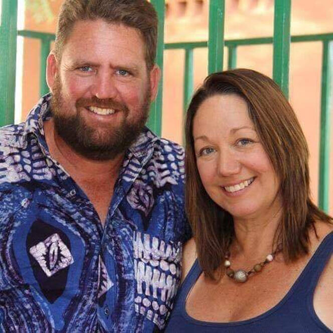 Michael Riddering et sa femme Amy Boyle Riddering. L'Américain de 45 ans, installé au Burkina Faso, a été tué le 15 janvier 2016.