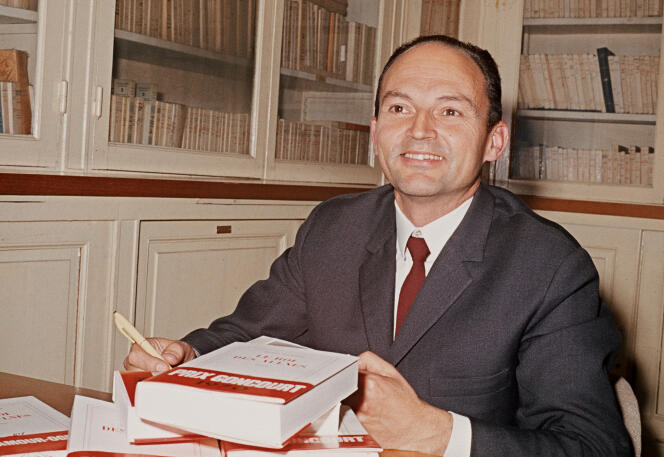 Michel Tournier, en novembre 1970.