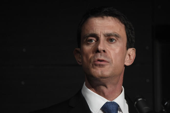 Manuel Valls, le 8 janvier 2016, à Evry.