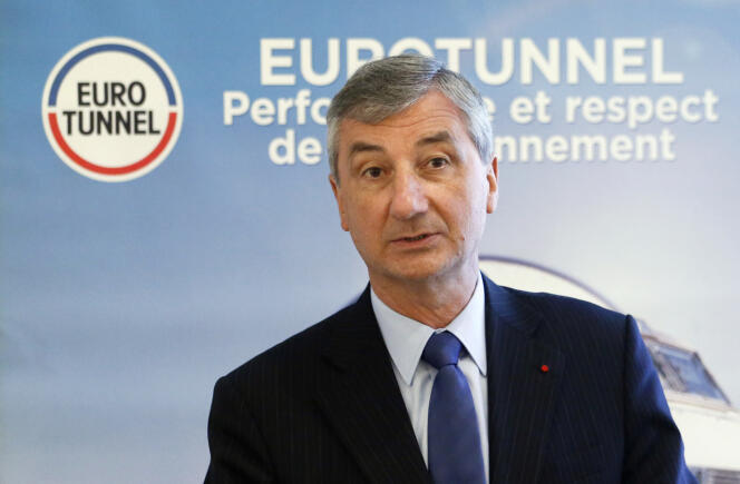 Jacques Gounon, le PDG d'Eurotunnel.