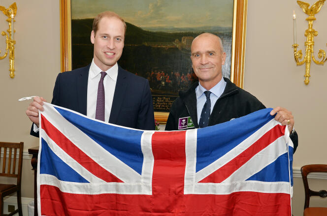 Le prince William et Henry Worsley, le 19 octobre 2015.