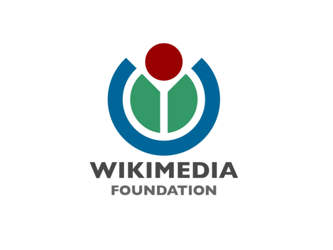 Le logotype de la Fondation Wikimedia.
