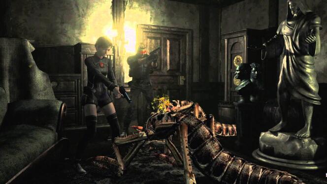 Caméras fixes, angles contre-intuitifs, et énigmes tarabiscotées : « Resident Evil 0 », dernier spécimen du jeu d'horreur à l'ancienne.