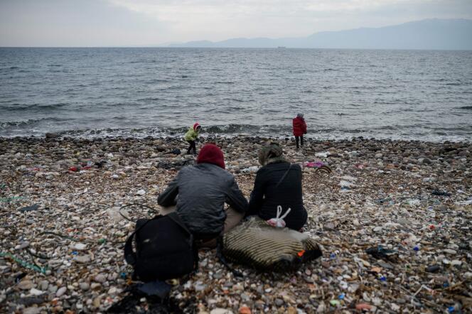 Le 29 janvier 2016, des migrants syriens qui tentaient de rejoindre la Grèce ont été stoppés par la police turque.