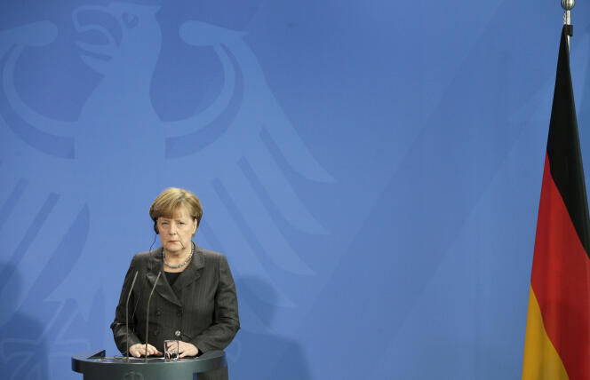La chancelière allemande Angela Merkel, le 29 janvier à Berlin.
