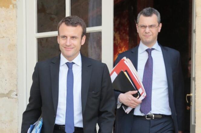 Emmanuel Macron et Alexis Kohler, en juin 2015.