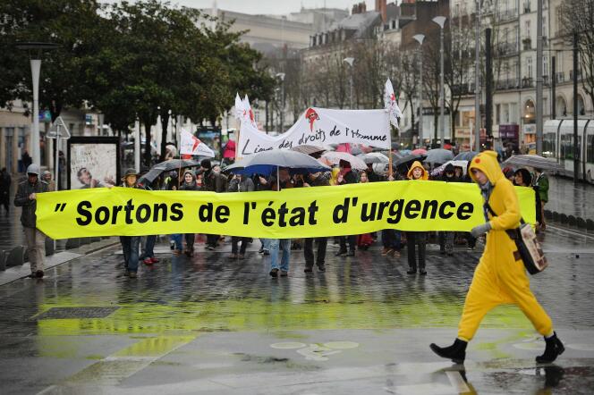 Des manifestations ont eu lieu dans 70 villes de France, comme ici à Nantes.