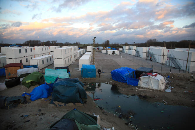 Camp de migrants de Calais, le 3 février.