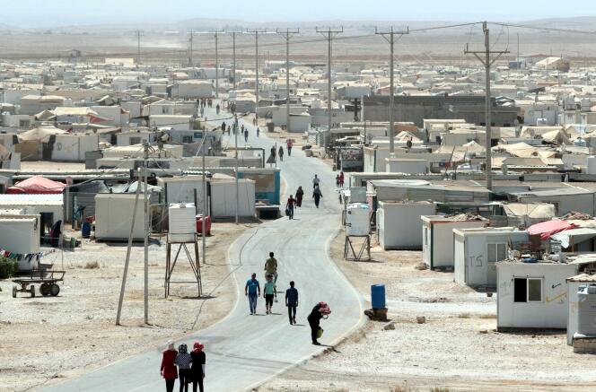 Le camp de réfugiés syriens de Zaatari en Jordanie le 19 septembre 2015.