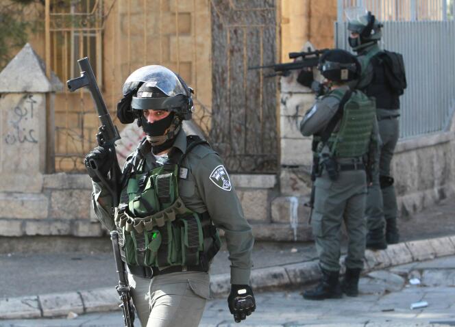 Des soldats israéliens dans la ville de Bethléem, en Cisjordanie, le 5 février 2016.