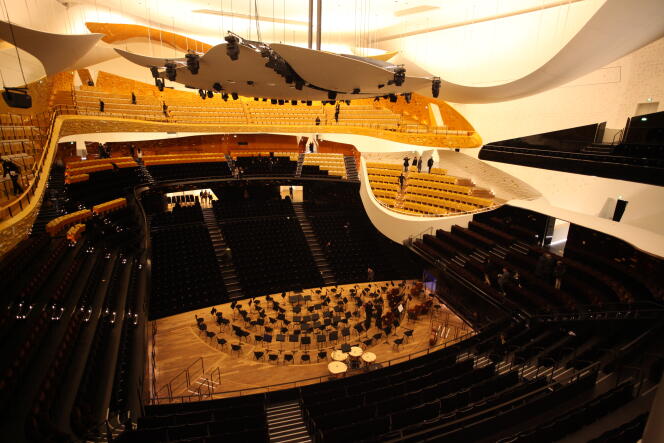 La grande salle de la Philharmonie de Paris.