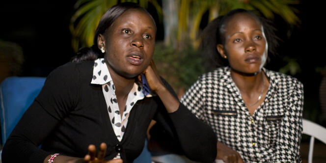 Joy Sakari et Francisca Koki Manunga, les deux athlètes qui accusent Isaac Mwangi.