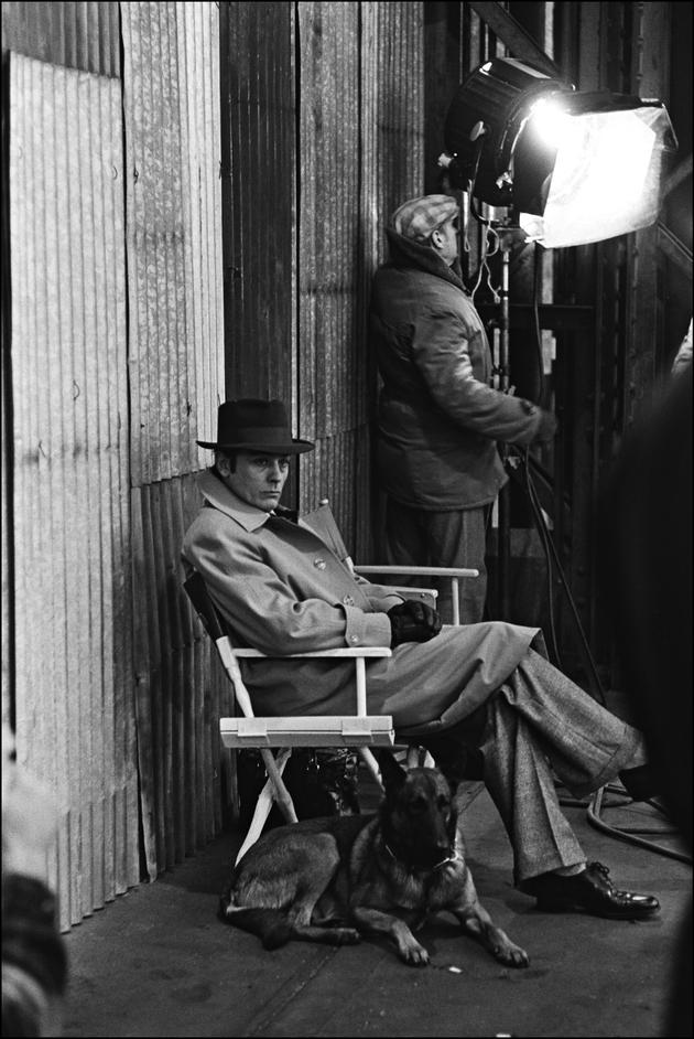 Sur le tournage de « Monsieur Klein », en 1976.