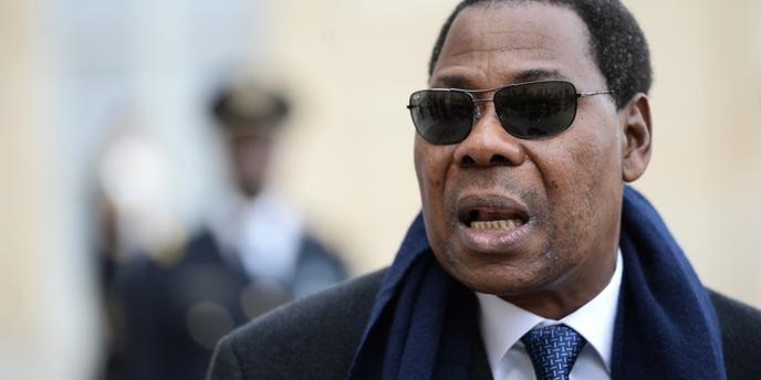 Boni Yayi, après une rencontre avec François Hollande à l’Elysée, le 8 février 2016.