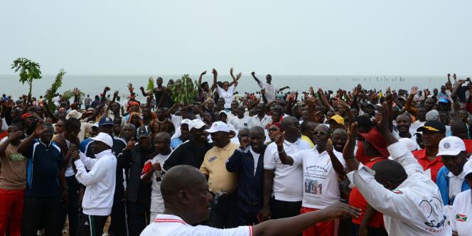 Lors d'une manifestation contre le Rwanda, à Bujumbura le 13 février.