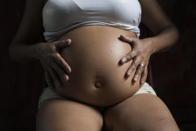 Une femme enceinte, à Recife, le 5 février 2016.