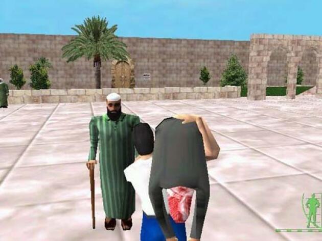 « Taht-al-ramad », un des premiers jeux arabes tentant de contrer l'imagerie des productions bellicistes américaines.