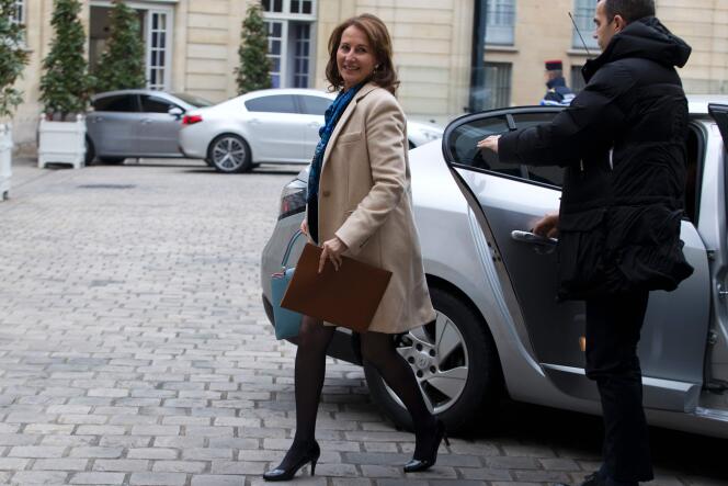 La ministre de l’environnement, de l’énergie et de la mer, Ségolène Royal, à Paris, le 18 février 2016.