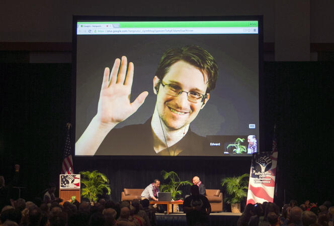 Edward Snowden, ici en février 2015, a révélé le scandale de la surveillance de masse par la NSA.