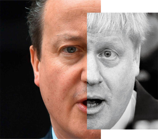 David Cameron et Boris Johnson.