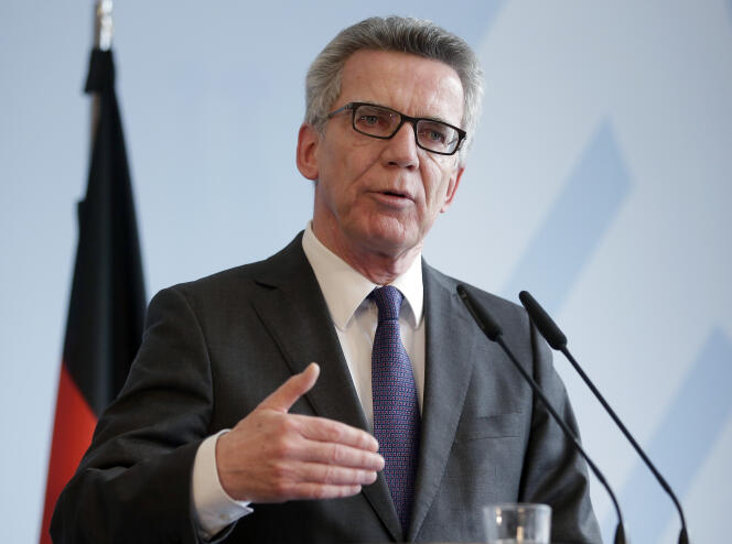 Le ministre de l'intérieur allemand, Thomas de Maizière, le 23 février.