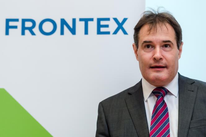 Le directeur exécutif de Frontex, Fabrice Leggeri, au siège bruxellois de l’Agence, le 28 mai 2015.