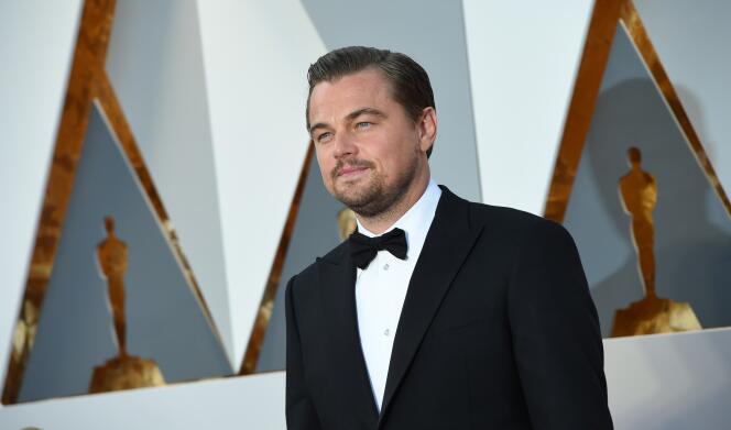 Leonardo DiCaprio, lors de la cérémonie des Oscars, le 28 février à Hollywood.