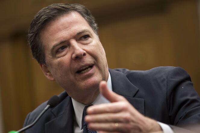 Le directeur du FBI James Comey lors de son audition auprès d'une commission parlementaire américaine, le 1er mars.