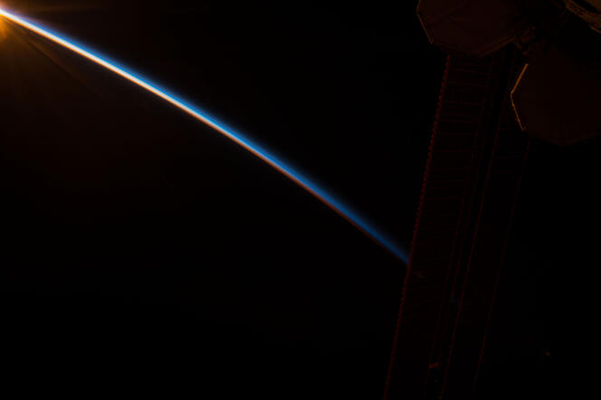 Photo prise de la Station spatiale internationale.