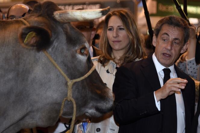 Nicolas Sarkozy au salon de l'agriculture mercredi 2 mars.