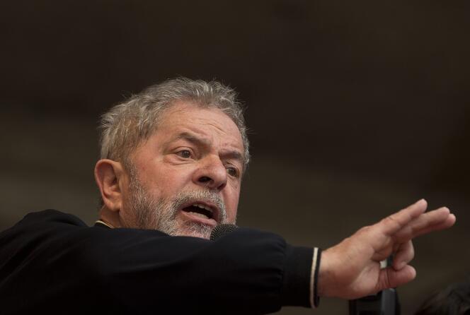 Luiz Inacio Lula da Silva à Sao Paulo en mai 2015 .