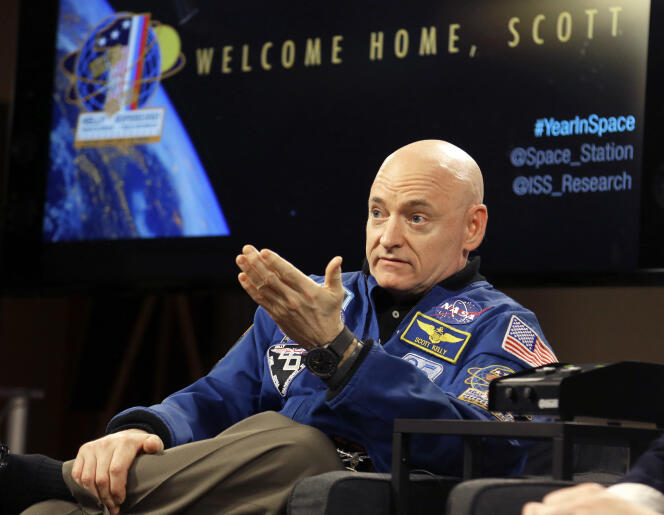 L'astronaute américain Scott Kelly, le 4 mars à Houston au Texas.